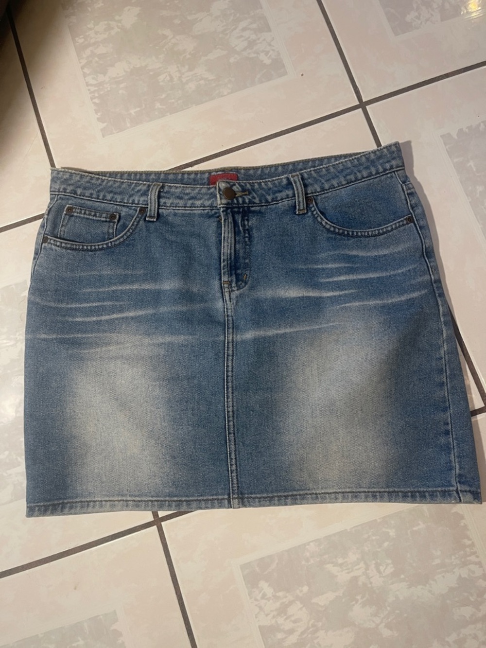 Mossimo Supply Co. Light Blue Denim Mini Skirt